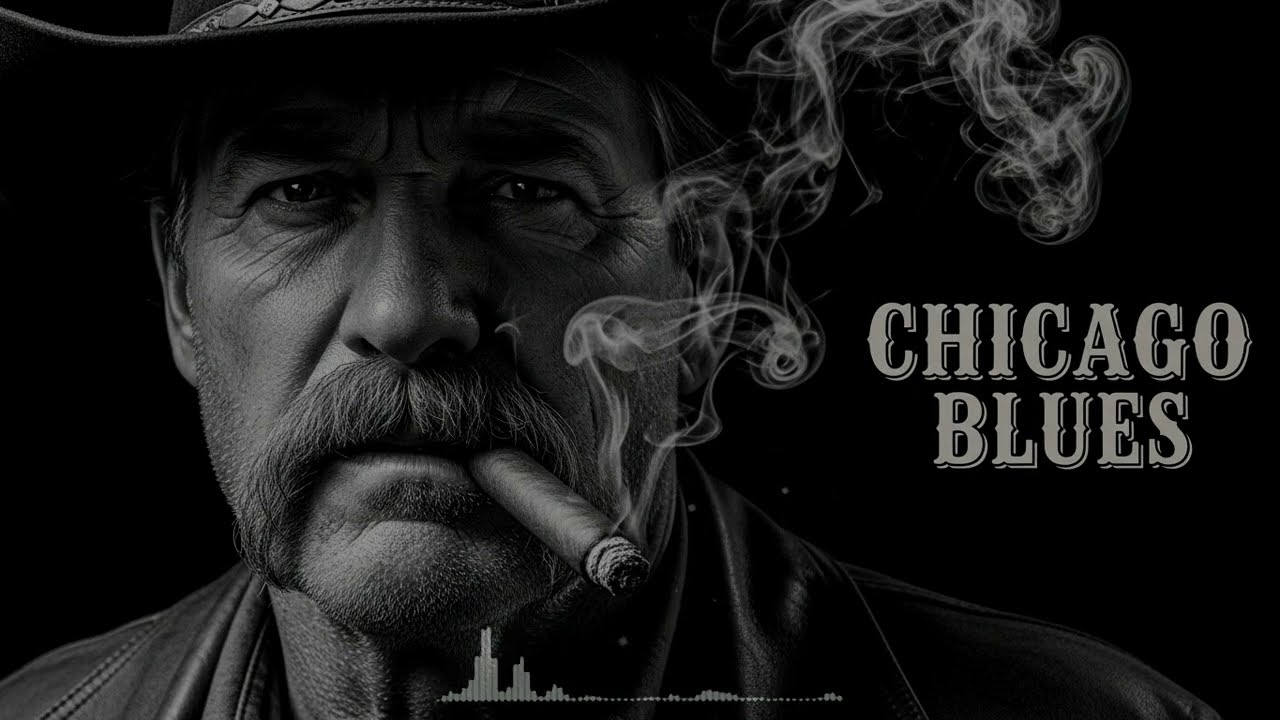 Classic Chicago Blues Guitar Performance Soulful Vintage Vibes for Relaxed Nights