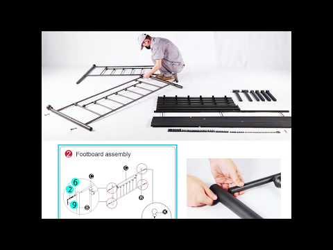 Assembly of VECELO Platform Bed Frame Full, Queen Size