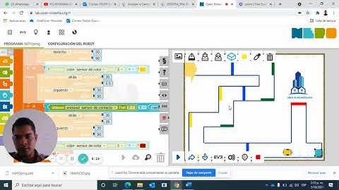 programacion de robot en Open Roberta Lab
