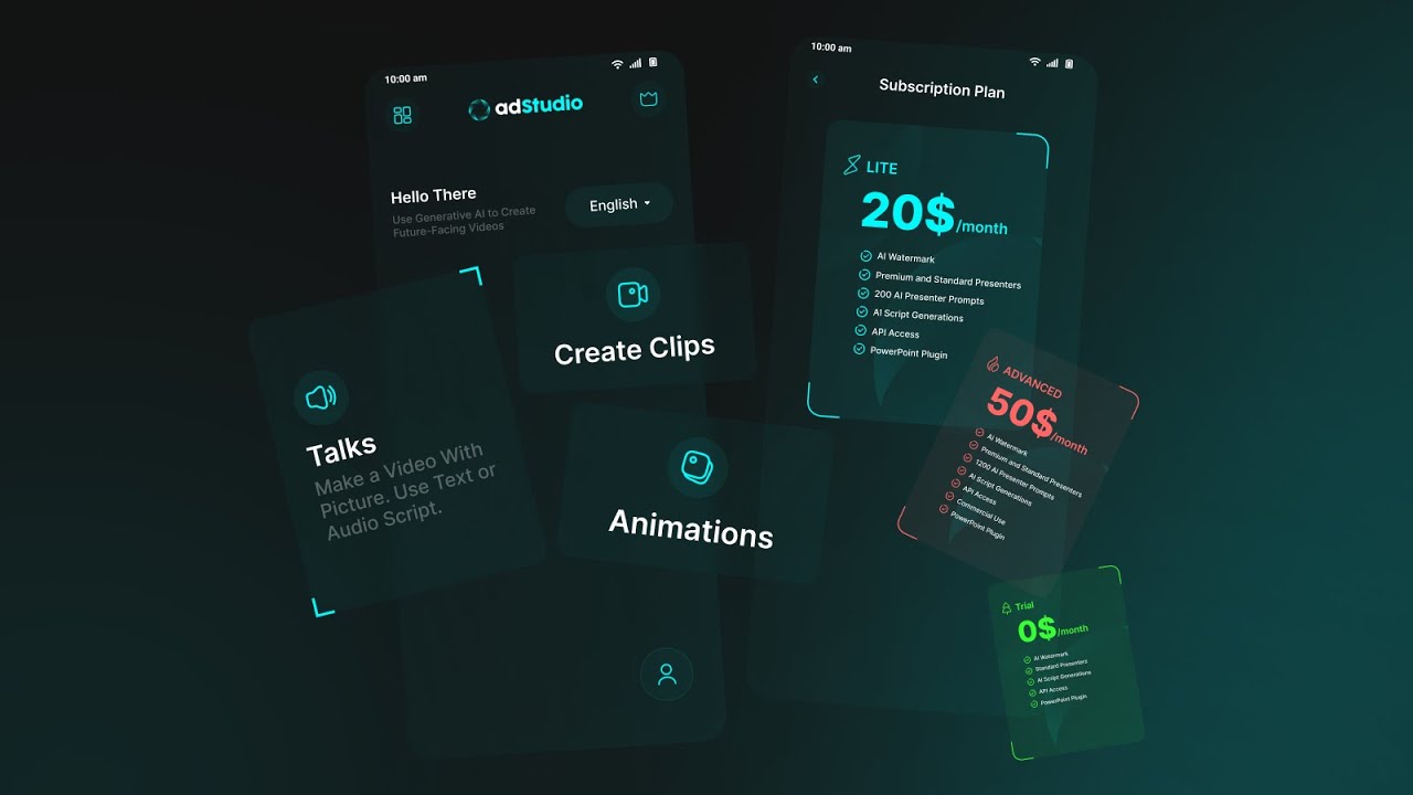 adStudio | Script to AI Video | Content Generator | Flutter | Android ...