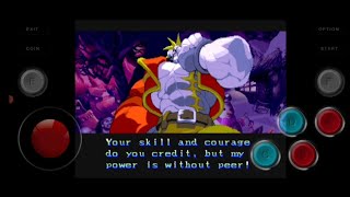 Night Warriors Darkstalkers' Revenge Victor von Gerdenheim vs Bishamon luta completa 