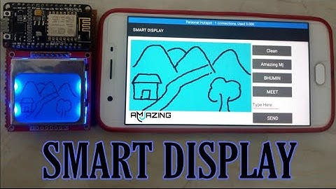 [Teaser] Smart Display Control with mobile Application | AmazingMj