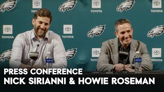 Nick Sirianni and Howie Roseman Recap NFL Draft Night 2