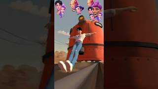 KPop Demon Hunters vs Train CHALLENGE part 3#gmod#sfm