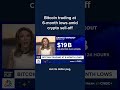 Bitcoin trading at 6-month lows amid crypto sell-off
