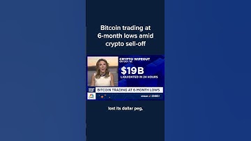 Bitcoin trading at 6-month lows amid crypto sell-off