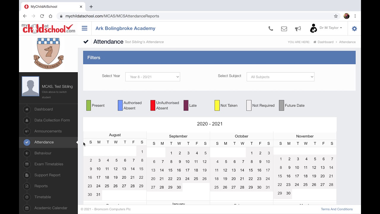 Navigating My Child At School (MCAS)