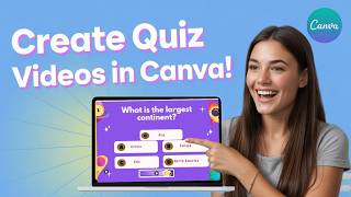 Beginner’s Guide to Making Fun Quiz Videos in Canva | No Experience Needed!