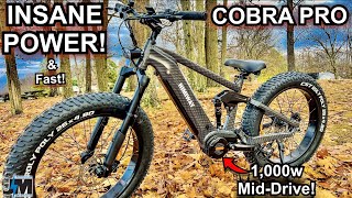 Himiway Cobra Pro 1,000w Mid-Drive E-Bike Review [] My most powerful Electric Bicycle and it’s fast! screenshot 4