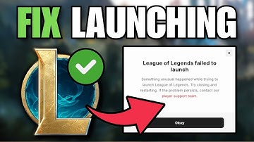 How To Fix League Of Legends Failed To Launch