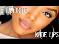 My Current Favorite Nude Lip Combos | Ellarie