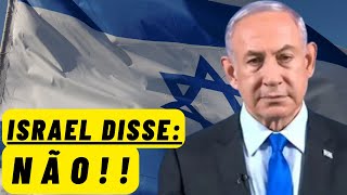 TRADUÇÃO NA INTEGRA DO PRIMEIRO MINISTRO DE ISRAEL - - ACABA DE RESPONDER!!!