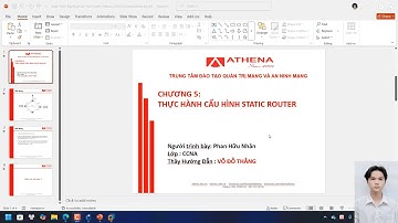 Chương 5: Thực Hành Cấu Hình Static Route - CCNA