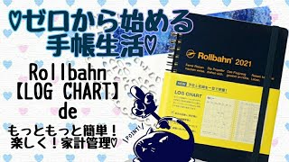 【Rollbahn】2021年はロルバーンのログチャートで〝更に〟簡単家計管理♡【家計簿】