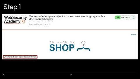 Lab  Server side template injection in an unknown language with a documented exploit