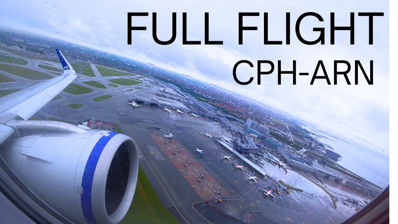 FULL FLIGHT | SAS A320neo | Copenhagen to Stockholm | Seat 4A