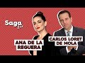 #SagaLive Ana de la Reguera y Carlos Loret con Adela Micha
