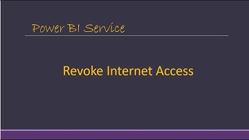 Revoke Access to a Power BI report shared over the internet