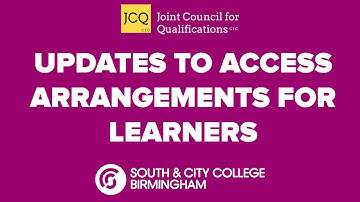 Access Arrangements Updates 2025