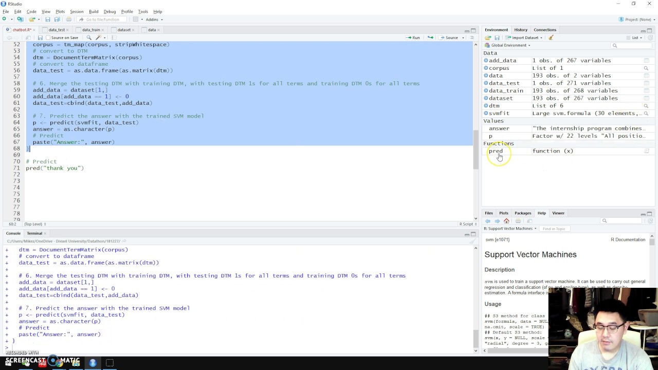 How to build a Chatbot in R with SVM model --- a basic introduction ...