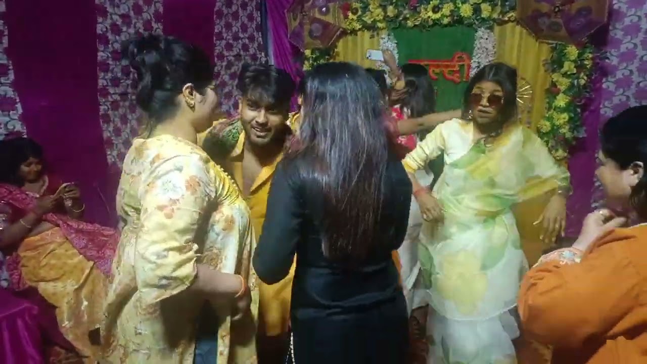 Sister haldi ceremony 🎑