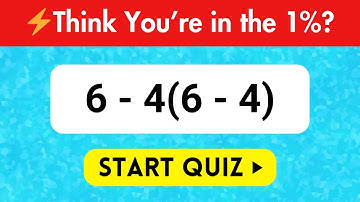 Math Quiz 👉 Only 1% Can Solve All 15 Math Problems Correctly!