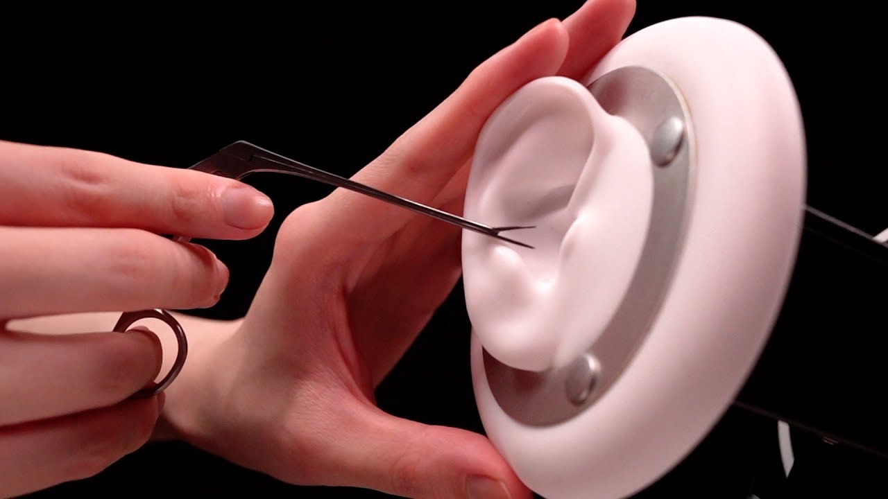 [ASMR]Самая реалистичная чистка ушей(Не разговаривать)