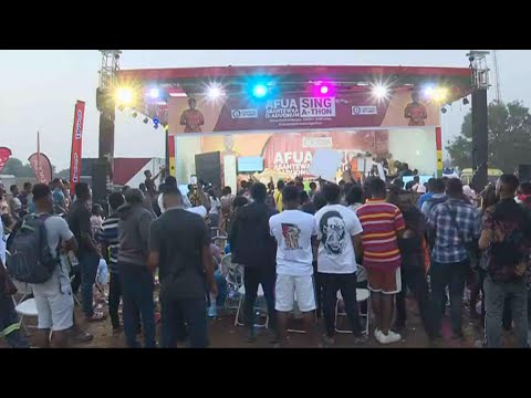 Sing-a-thon Guinness World Record attempt by Afua Asantewaa O. Aduonum