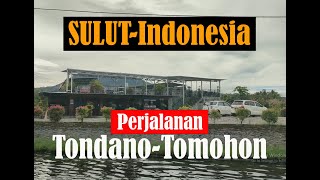 Begini suasana PERJALANAN dari TONDANO ke TOMOHON hanya 25 menit saja melalui TATAARAN KOTA TONDANO