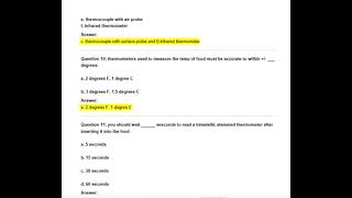 SERVSAFE CH 4 EXAM QUESTIONSActual Qs and Ans - Expert-Verified Explanation -Guaranteed passing scor