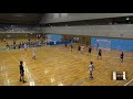 6日 ハンドボール女子 国体記念体育館Dコート 日川×城北 2回戦 2
