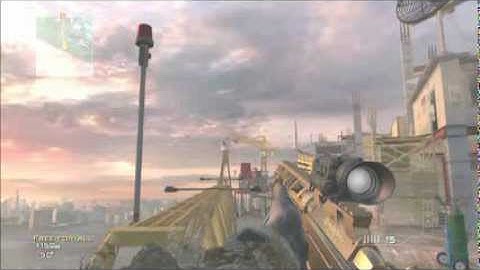 MW3-Overwatch epic across the map no scope kill