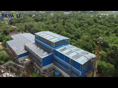 Mega Rooftop Solar Project Installed at Goa. Project will offset approx 1000 tonnes of CO2 per Year - video from Revayu Energy