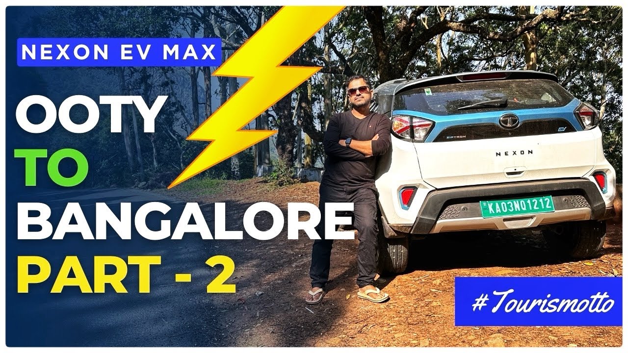 Range test of Nexon EV Max on Hill Climb: Ooty to Bangalore