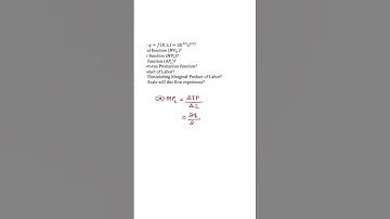 Partial Derivative for Marginal Product of Labor