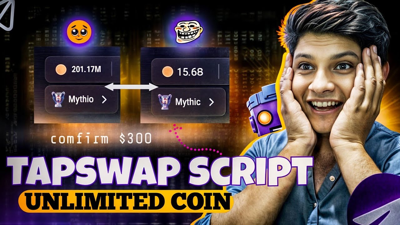 Tapswap script || Tapswap hack || Tapswap trick || Tapswap task script || unlimited coin || EU ||