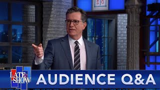 Stephen's Audience Q\&A: Did Obama Tell You Aliens Are Real?