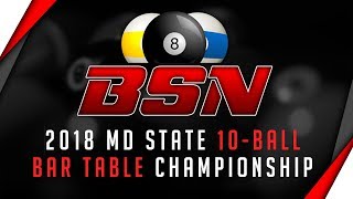 Randy Davis vs Nick Spriggs: MD State 10-Ball Bar Table Championship