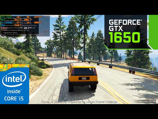 GTA 5 Online : GTX 1650 4GB + i5-10400F - YouTube