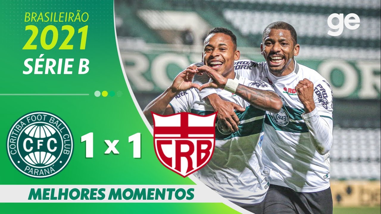 Coritiba 1 X 1 Crb Melhores Momentos 13ª Rodada Brasileirao Serie B 2021 Ge Globo Youtube
