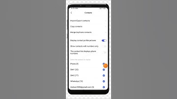 How to enable contact number display photos and info | contact number setting #shorts