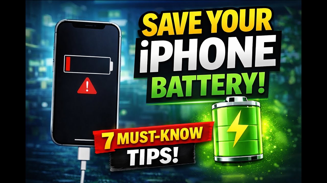 Make Your iPhone Battery Last ALL Day (Pro Tips) 