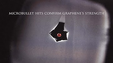 Microbullet hits confirm graphene