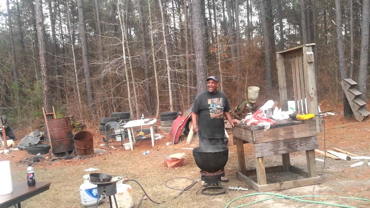Hog killing time. Fun and fellowship YouTube