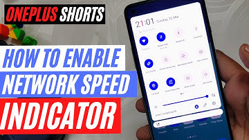 NETWORK SPEED INDICATOR IN ONEPLUS | OnePlus Tips & Tricks #shorts | TheTechStream