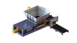 Automatic Aluminum UBC Cans Tins shear baling press machine
