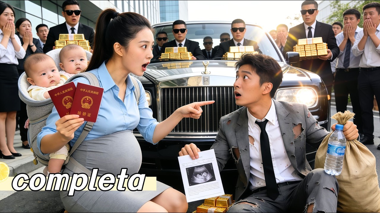 Una chica pobre se casa con un mendigo, ¡resulta ser el padre de sus gemelos y un importante CEO!