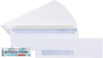 Amazon Basics #10 Security-Tinted Self-Seal Business Envelopes with Left Window Peel Review