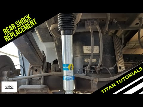 Замена задних амортизаторов Nissan Titan (Bilstein 5100) - 2004-2015 гг.