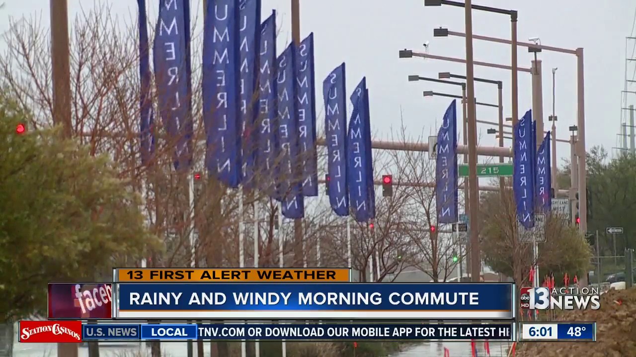Expect slick roads, winds during your morning commute - YouTube